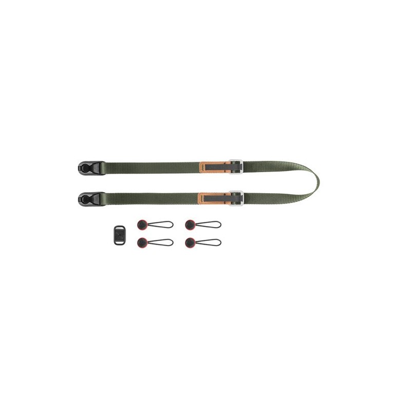 Peak Design Leash Salvia Correa | Correa ligera y ajustable para cámaras compactas en color verde salvia