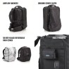 Tenba Mochila Cineluxe V2 21 Negra | Mochila profesional de gran capacidad para cámaras de cine y video