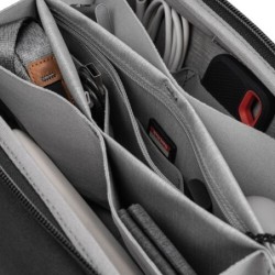 Peak Design Tech Pouch Negro Estuche | Estuche organizador tipo origami para accesorios tecnológicos y fotográficos