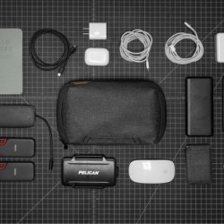 Peak Design Tech Pouch Negro Estuche | Estuche organizador tipo origami para accesorios tecnológicos y fotográficos