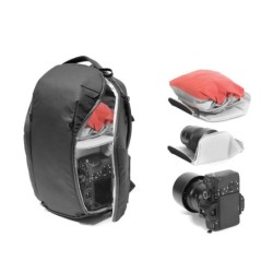 Peak Design Everyday Zip 15L Negra Mochila | Mochila compacta con cierre de cremallera para fotógrafos y usuarios urbanos