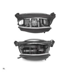 Peak Design Everyday Sling 6L Negro Estuche | Bandolera fotográfica con diseño elegante para cámara y accesorios esenciales